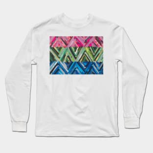 Polysexual Flag Collage Long Sleeve T-Shirt